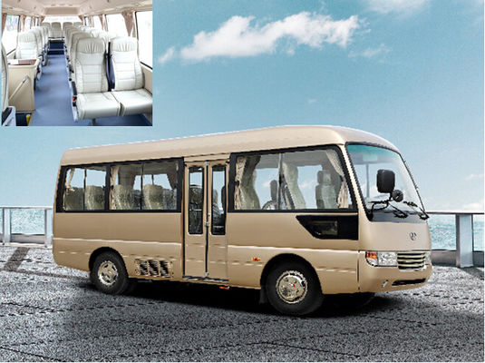 Chiny Samochód z kierownicą z prawej strony 25 pasażerów Minibus 2 + 2 Układ z klimatyzatorem dostawca