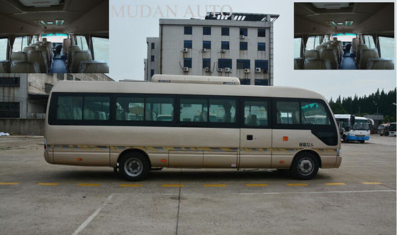 Chiny Szyberdach Md6758 Minibus gwiazdy, 25 bocznych przesuwnych przesuwnych autobusów pasażerskich dostawca
