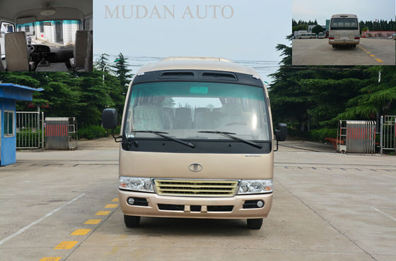 Chiny Mudan Coaster Diesel / Benzyna / Elektryczna Szkoła Autobus Miejski 31 Siedzenia Pojemność 2160 mm Szerokość dostawca