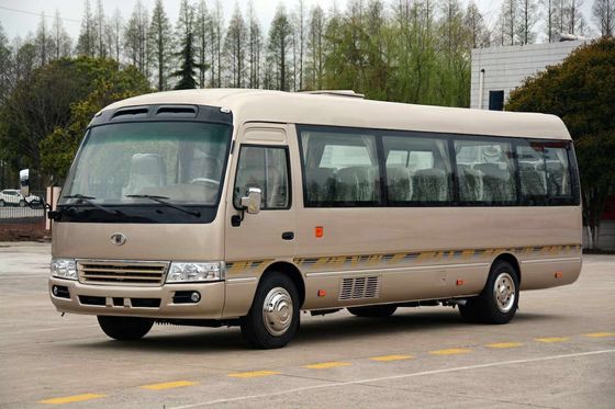 Chiny Environmental Coaster Minibus / Passenger Mini Bus Low Fuel Consumption dostawca