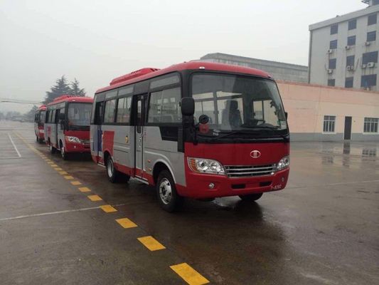 Chiny Durable Red Star Travel Buses With 31 Seats Capacity Small Passenger Bus For Company dostawca