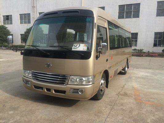 Chiny Luxury Coaster Mini Bus / Diesel Coaster Vehicle Auto With ISUZU Engine JAC Chassis dostawca