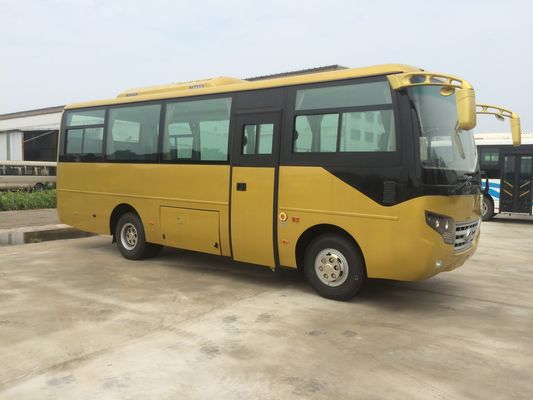 Chiny 30 Passenger Bus , Mini Sightseeing Bus  ower Steering Shuttle Cummins Engine dostawca