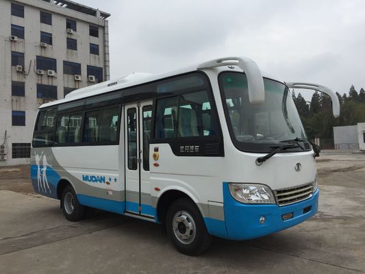 Chiny SKD / CKD Diesel Mini Bus 19 Seater Minibus Public Service 3300mm Wheel Base dostawca