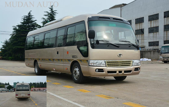 Chiny Ekologiczny pasażer Mini Bus / Coaster Mini Bus Niskie zużycie paliwa dostawca