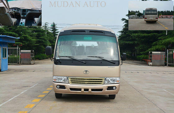 Chiny Durable Toyota Coaster Minibus 24 Passenger Van Left Power Steering dostawca